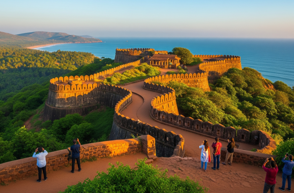 A sunset point to be visited in the funtrip of Goa