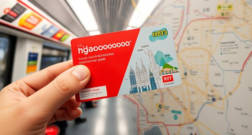 MRT tourist pass card on map – exciting travel to Singapore in unbelievably best budget