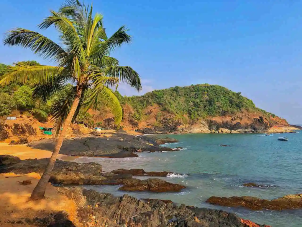 The Gokarna beach in Karnataka