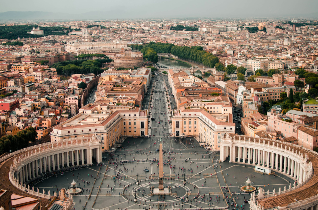 This image depicts The Vatican City, Rome.