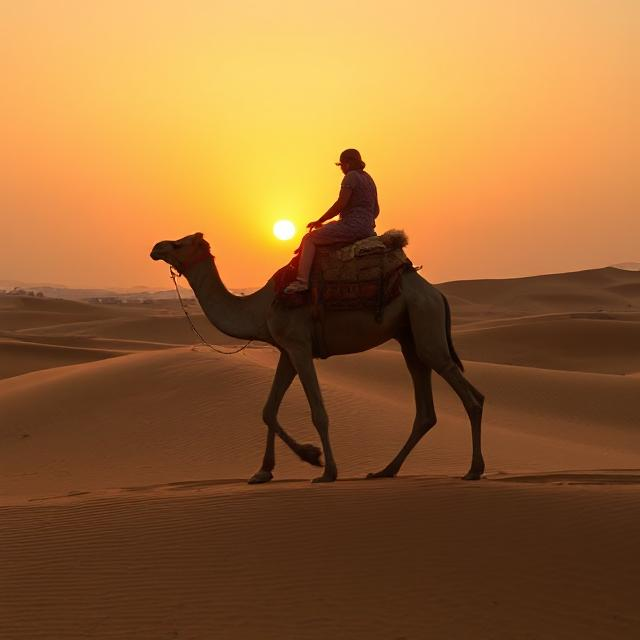 Camel ride during Osian sunset – part of Rajasthan’s hidden ways