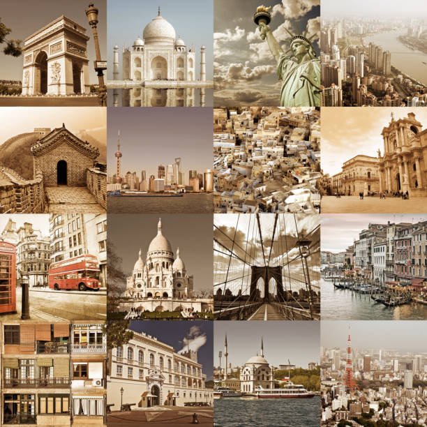Collage of best spots of Indian cities