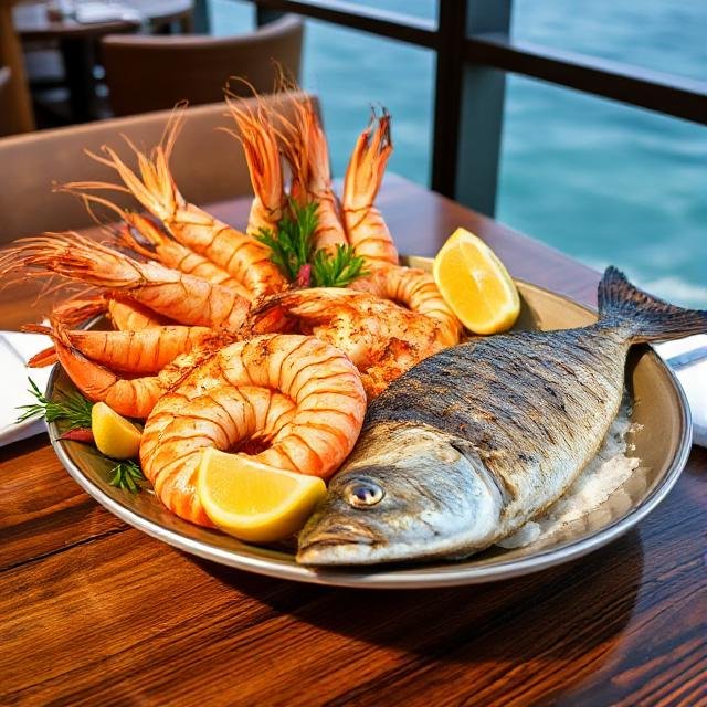 Seafood platter at beachside – Best fascinating food to enjoy on Dubai tour