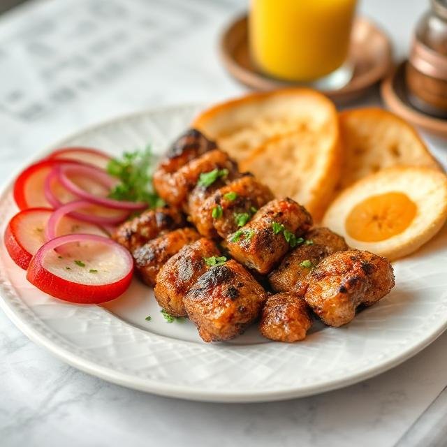 Picture showcases Best fascinating food for breakfast on your Dubai tour – chebab and luqaimat
