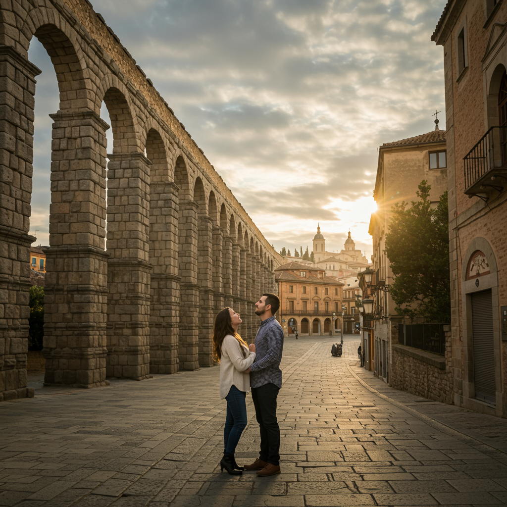 A Couple strolling through La Rioja vineyards during their couple’s travel guide to Spain’s most luxurious secrets.
