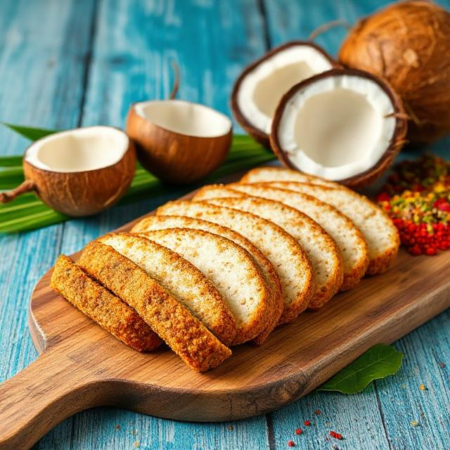 Kulhi boakibaa fish cake with coconut – unique food in Maldives.
