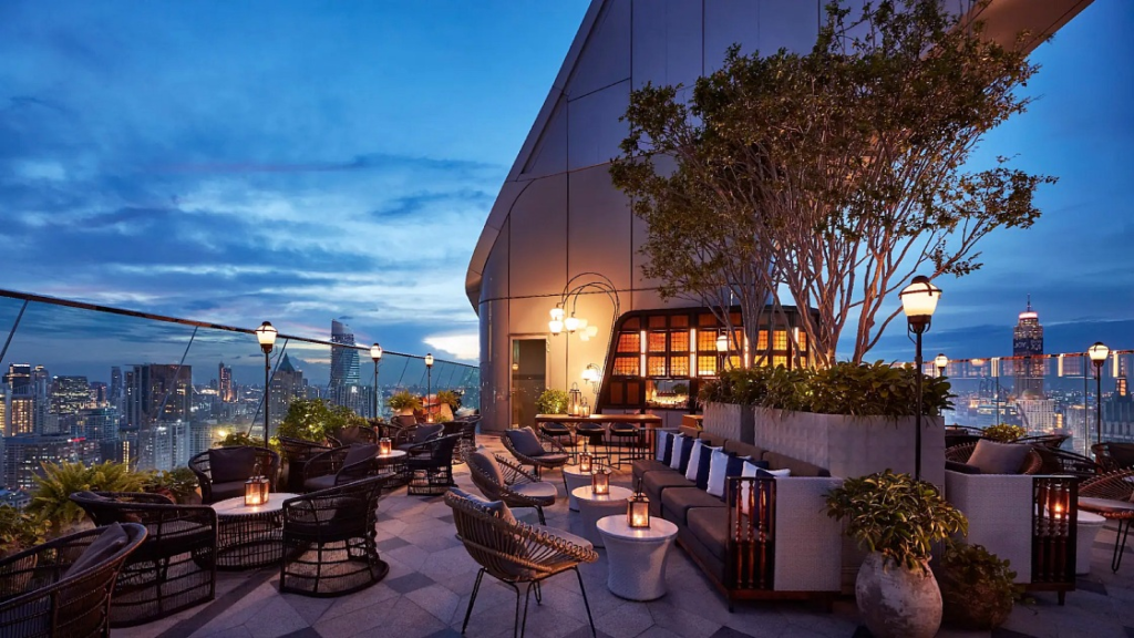 Rooftop bar and lounge