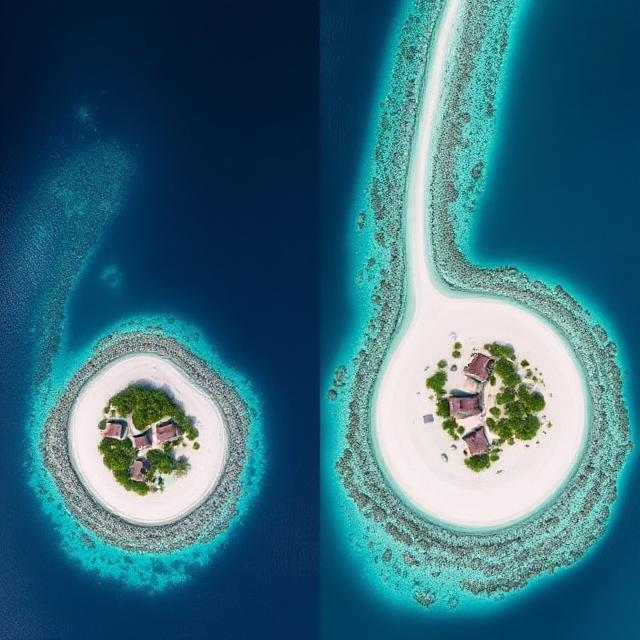 Comparing local islands for Maldives trip in $1000.