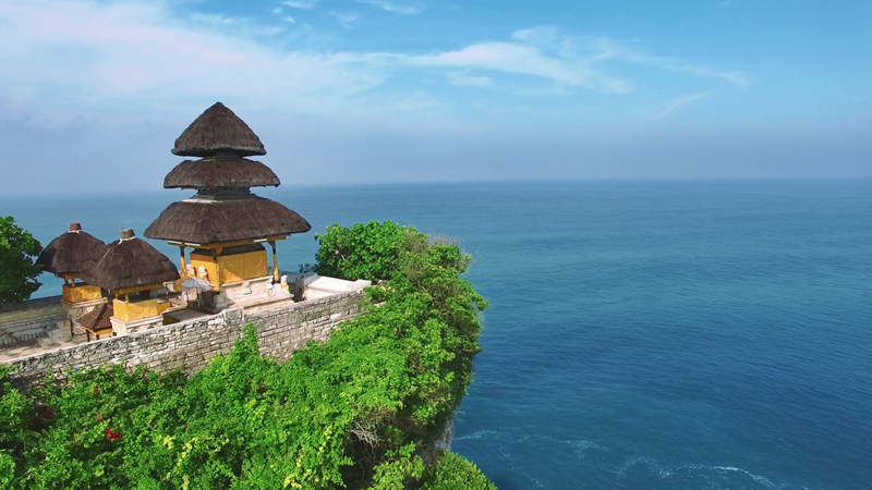 Sacred clifftop temple, Uluwatu
