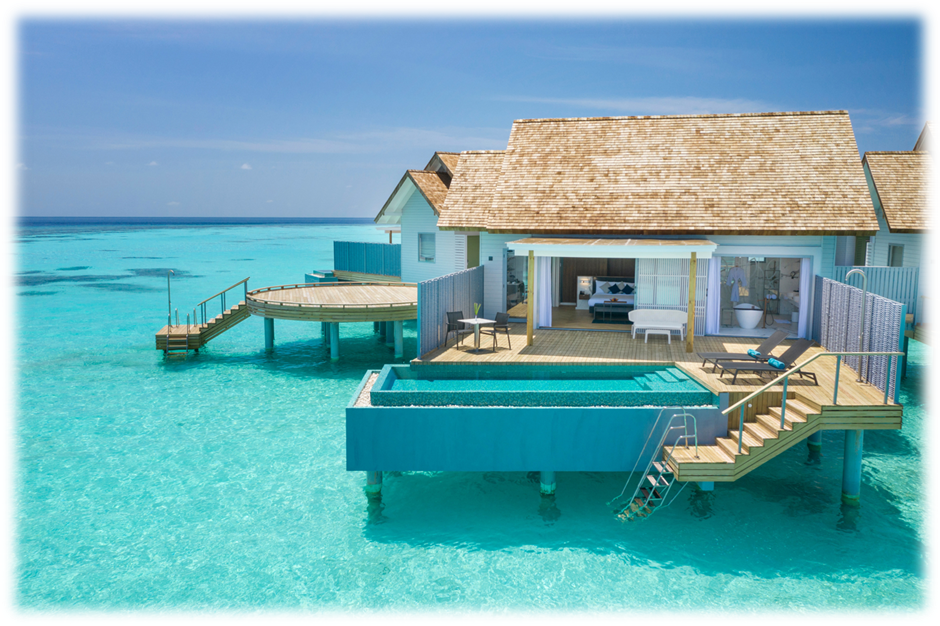 Water villa, Maldives