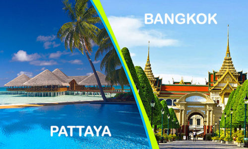 Beach vacation in Pattaya vs. city life in Bangkok